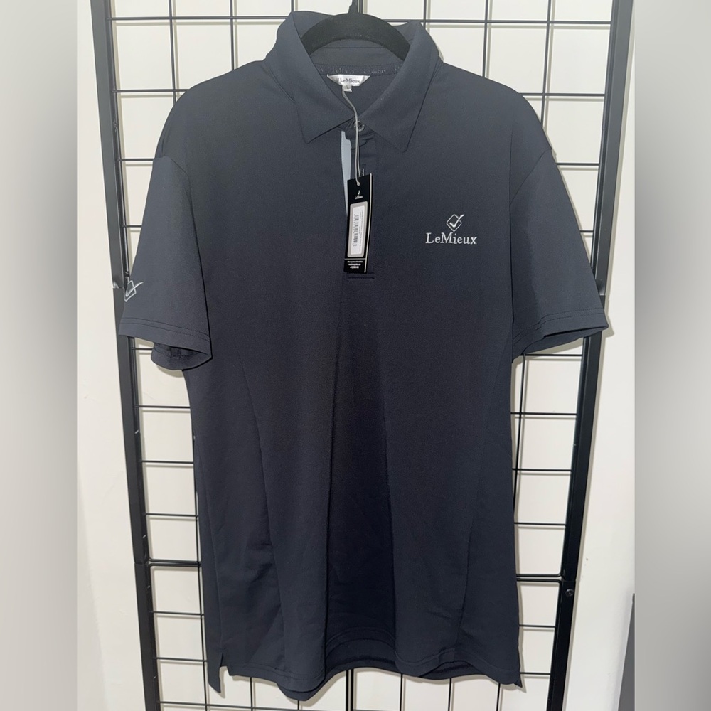 LeMieux Men's Black Polo Shirt